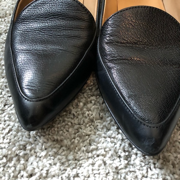Everlane black leather modern point loafer 9 - Picture 4 of 7